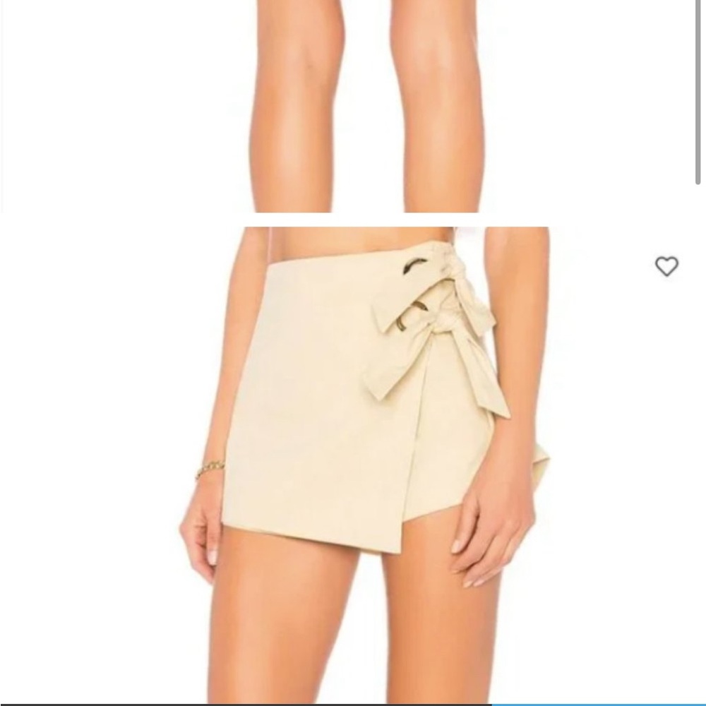 Superdown - Alaya Grommet Wrap Skort - Size medium